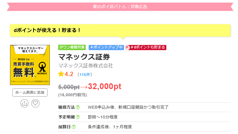 ちょびリッチ　高還元DAY（202506）マネックス証券